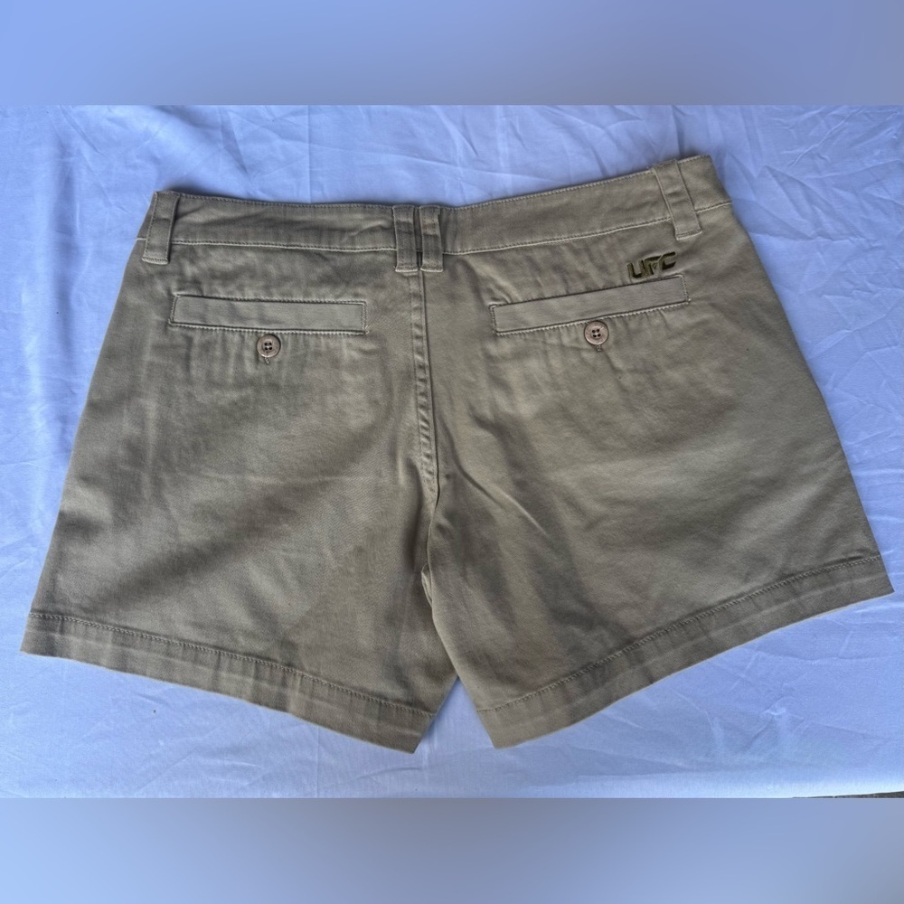 NWOT Women’s UFC “The Flirt” Khaki Short - Picture 2 of 2